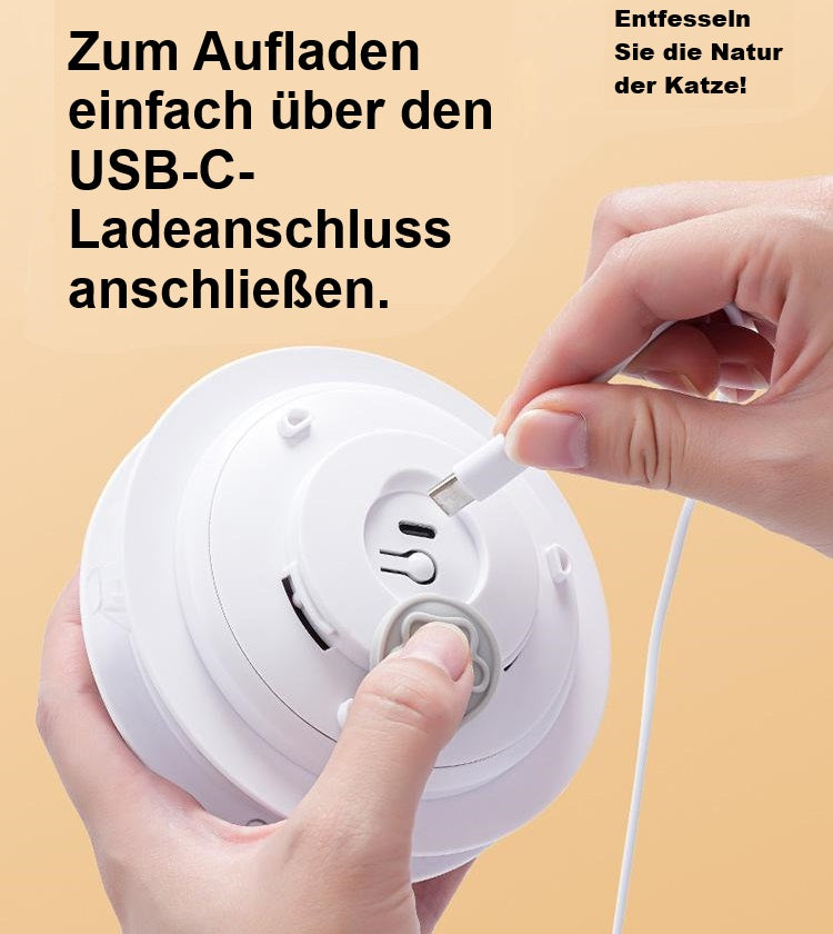 Interaktives Katzenspielzeug mit 360° Wedel