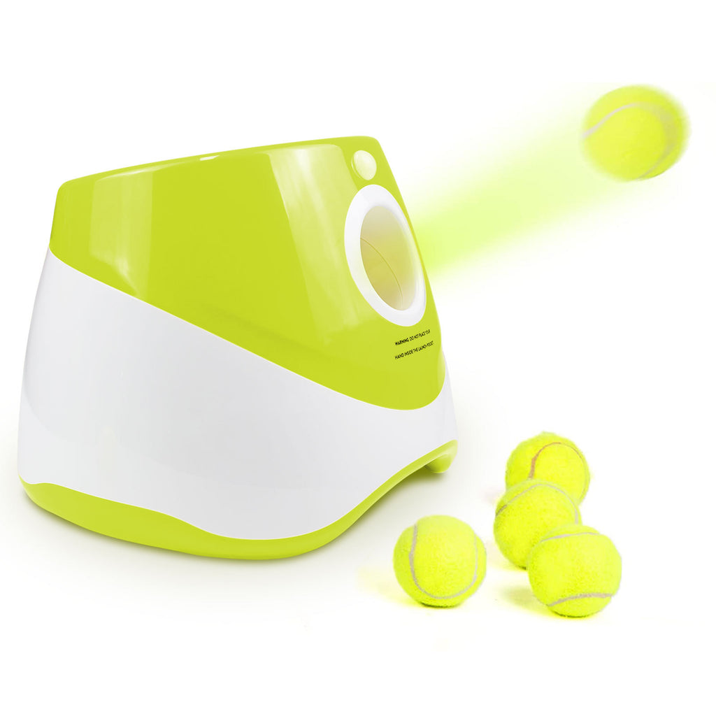 Automatisches Ballwurfgerät für Hunde, Tennisbälle inkl.
