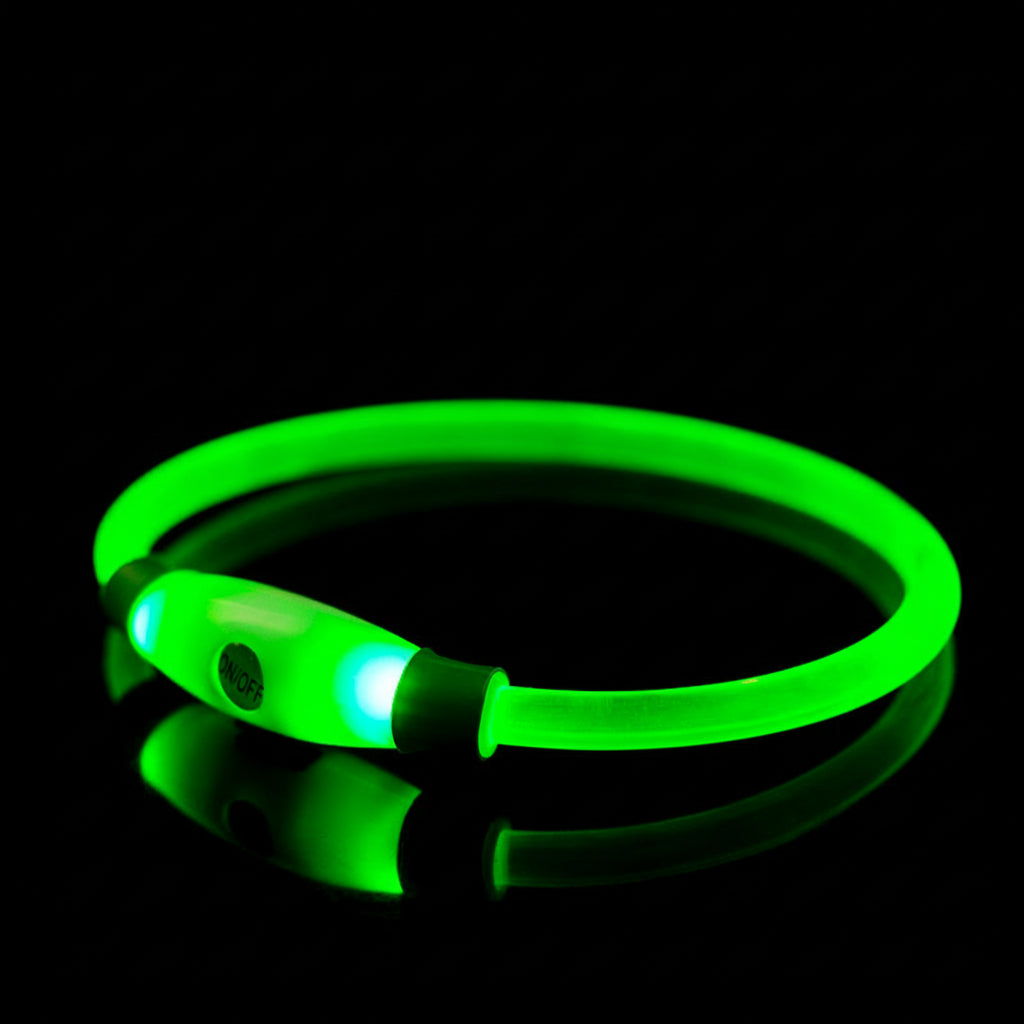 Leuchtendes Hundehalsband, Haustierhalsband, LED, USB-aufladbar