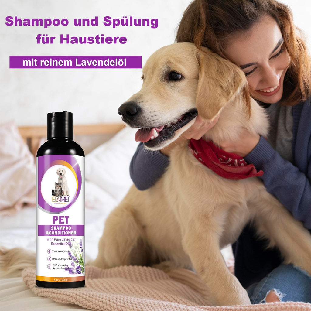 Haustier-Shampoo, Duschgel für Katzen und Hunde