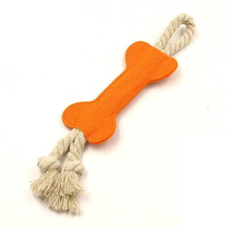 Filzspielzeug-Knochenkaustab für Hunde gegen Langeweile