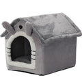 Niedliches, geschlossenes und waschbares Hundebett
