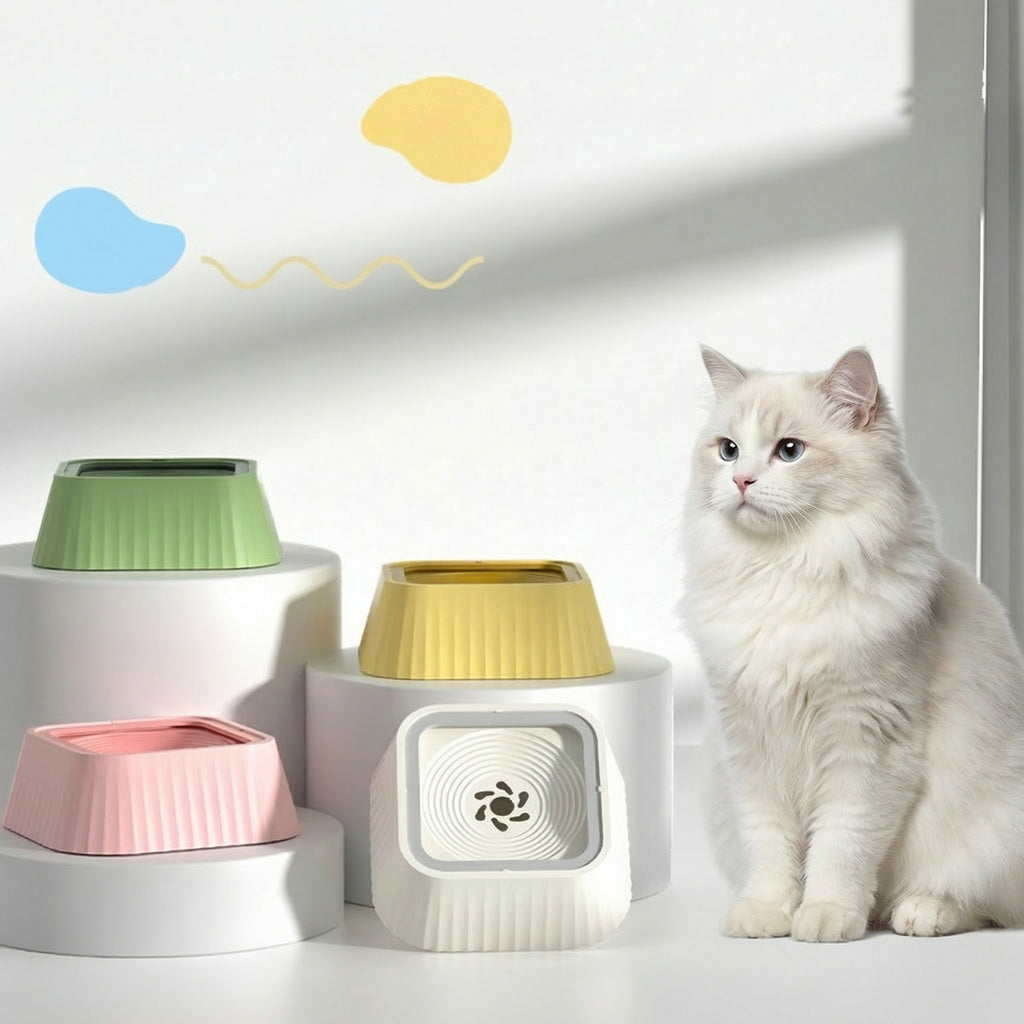 Schwimmender Napf für hygienisches Trinken für Katzen