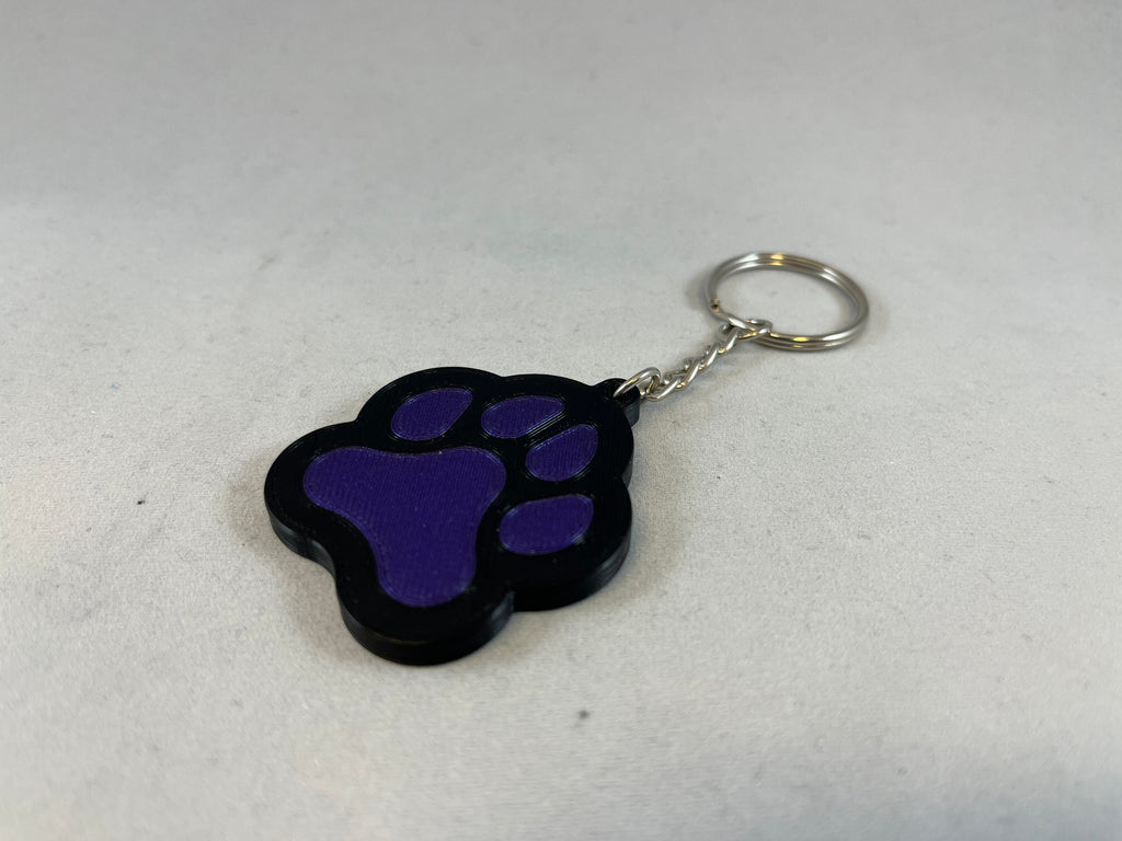 Schlüsselanhänger Hundepfote | Tatze Hund & Wolf | 3D Druck