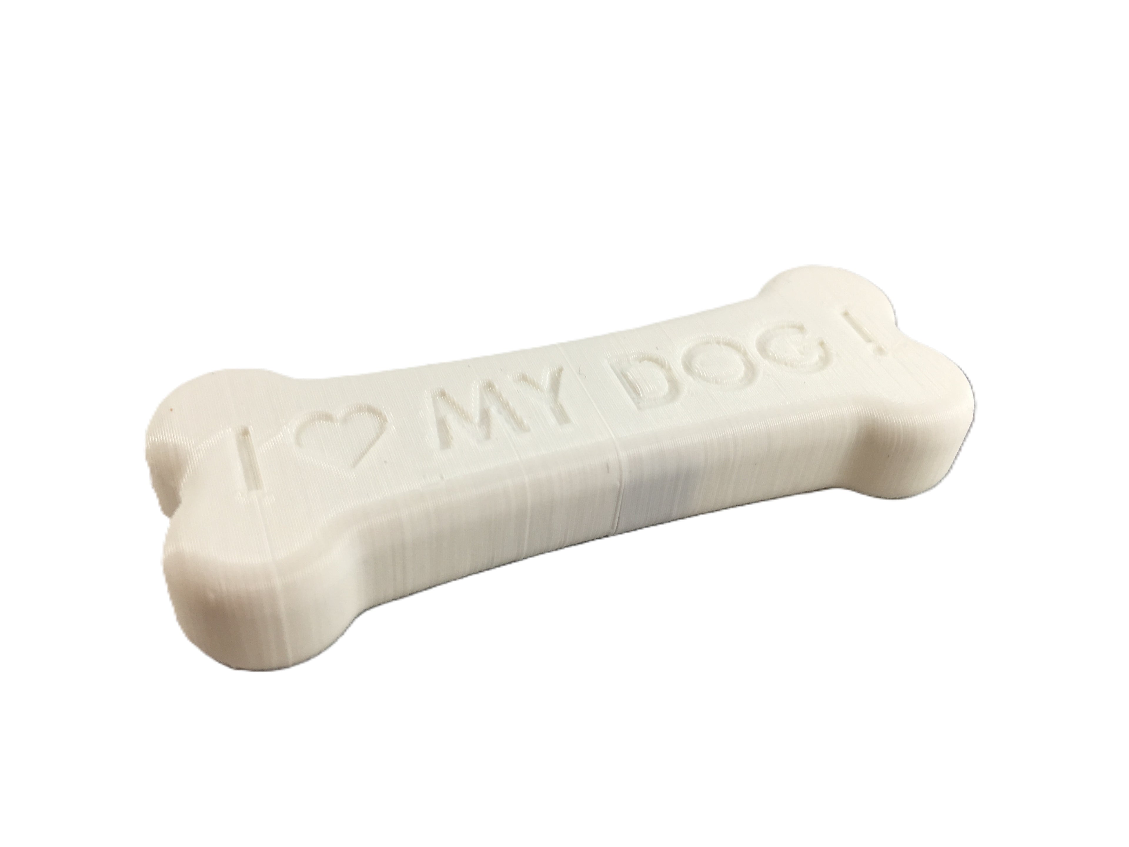 USB Stick Hundeknochen | I Love My Dog | Geschenk für Hundebesitzer | USB 4–32GB