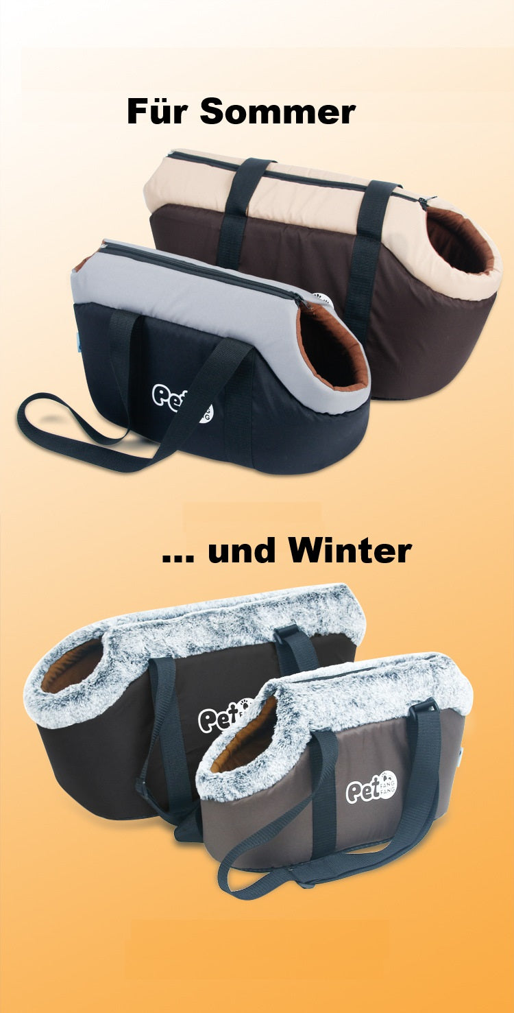 Tragbare Haustiertasche für unterwegs, zum Umhängen