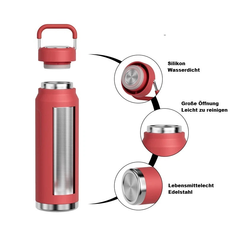 Isolierter Outdoor-Trinkbecher aus hochwertigem Edelstahl