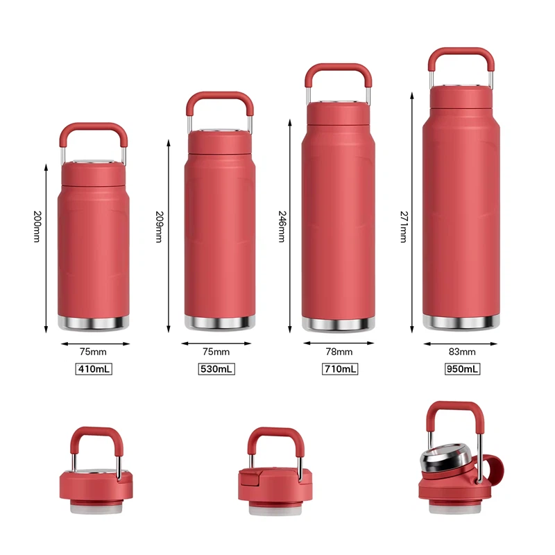 Isolierter Outdoor-Trinkbecher aus hochwertigem Edelstahl