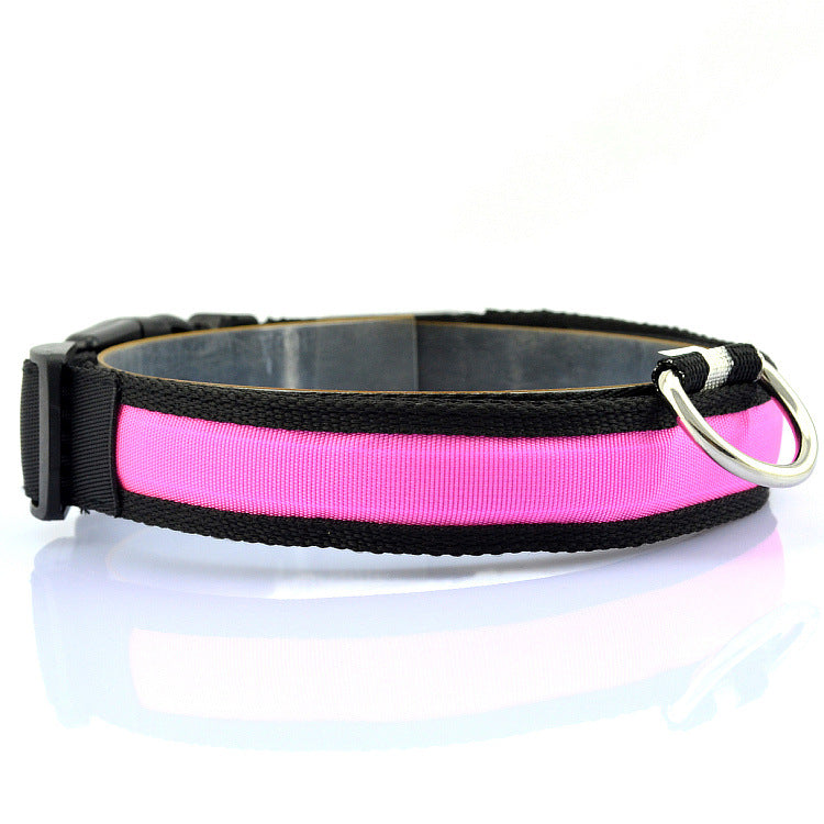 LED-Halsband für Haustiere (Hunde, Katzen) – verstellbare Größe – USB-Ladefunktion