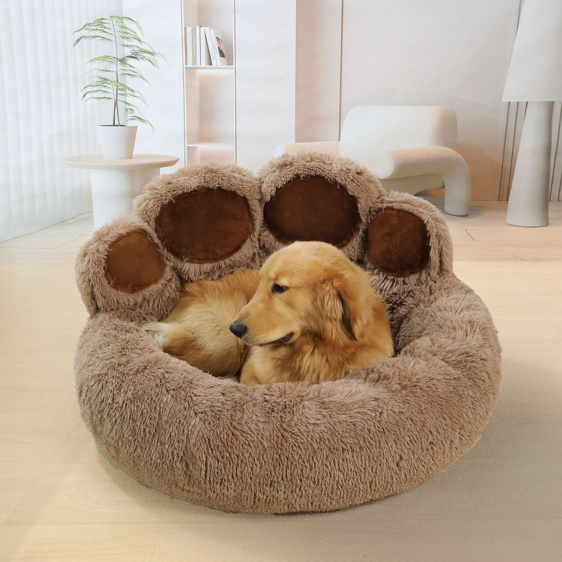 Haustierbett für große Hunde, Schlafsofa in Pfotenform