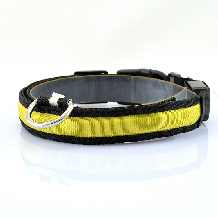 LED-Halsband für Haustiere (Hunde, Katzen) – verstellbare Größe – USB-Ladefunktion