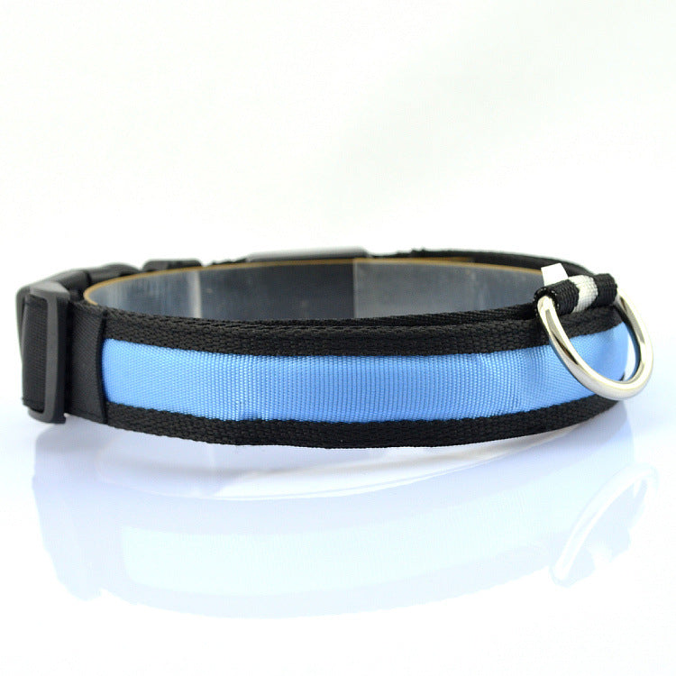 LED-Halsband für Haustiere (Hunde, Katzen) – verstellbare Größe – USB-Ladefunktion